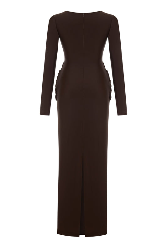 AIRA ELBİSE ACI KAHVE