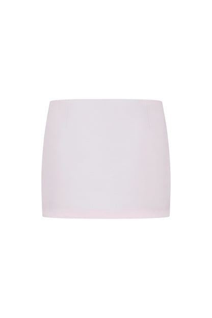 PURE SATEN ŞORT ETEK - PINK BLUSH