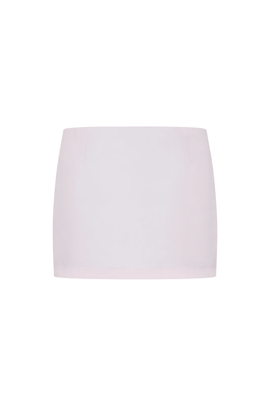 PURE SATIN SKORT - PINK BLUSH