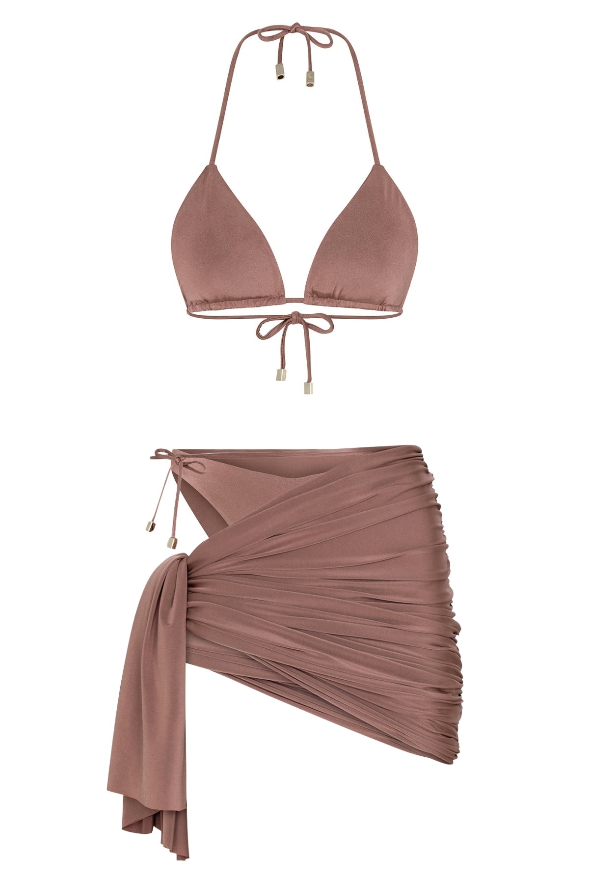 BRONZED BEACH SET - ROSE TAUPE