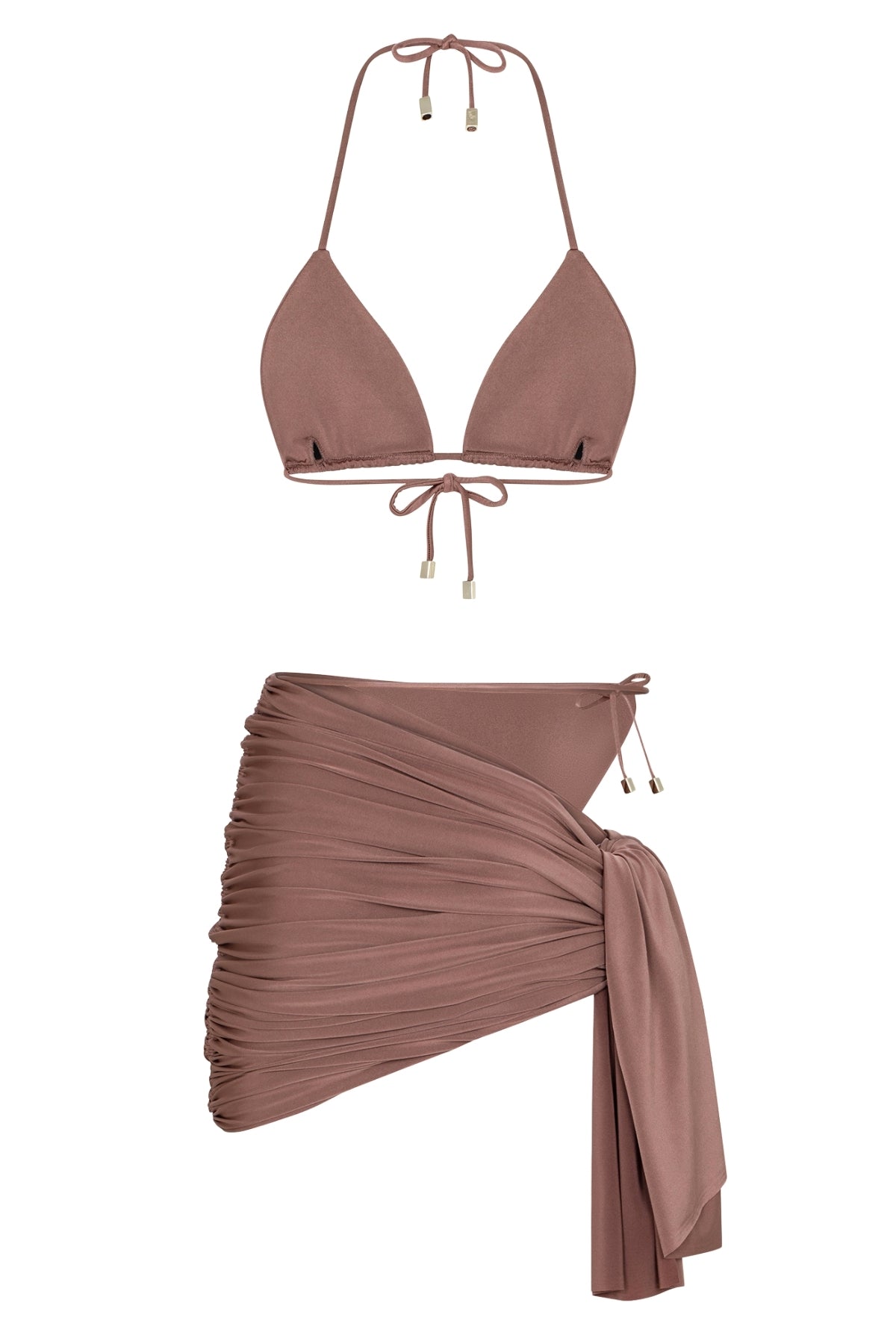 BRONZED BEACH SET - ROSE TAUPE