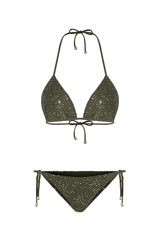 GLOW BİKİNİ TAKIMI - SHIMMER OLIVE