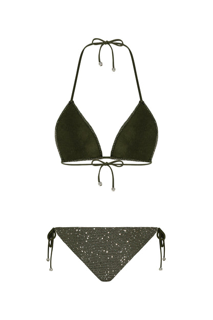 GLOW BİKİNİ TAKIMI - SHIMMER OLIVE